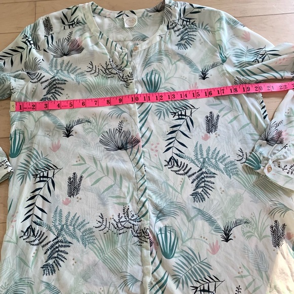 Beautiful Des Petits Hauts silk blouse size 1 - Picture 9 of 11